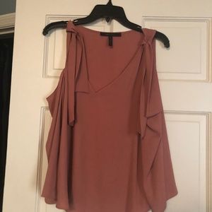 Cold shoulder BCBG top